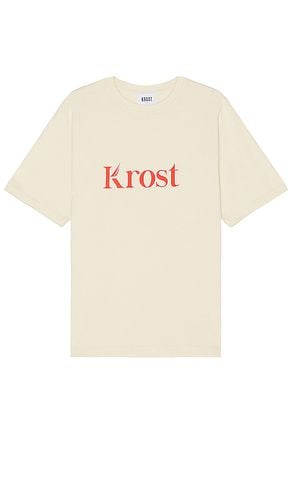 Camiseta en color crema talla L en - Cream. Talla L (también en M, S, XL) - KROST - Modalova
