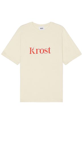 Camiseta en color crema talla S en - Cream. Talla S (también en XL) - KROST - Modalova