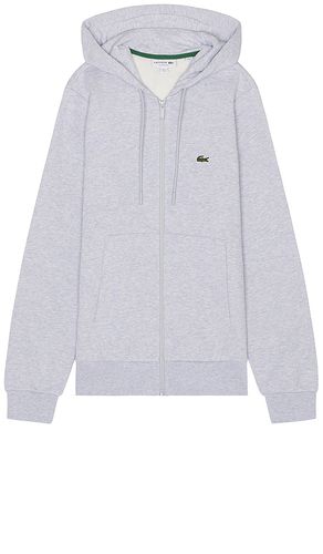 Fleece Zipped Hoodie in . Size S - Lacoste - Modalova