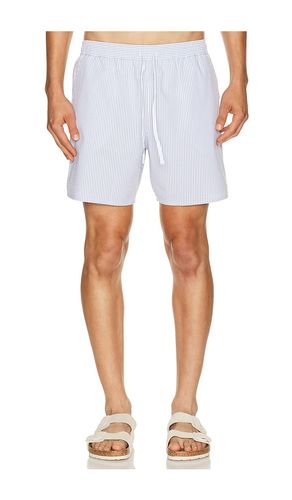 Mid Length Striped Textured Swim Trunks in . Taglia S. Also in M, L, XL/1X - Lacoste - Modalova