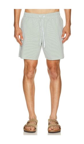 Mid Length Striped Textured Swim Trunks in . Size M. Also in L, S, XL/1X - Lacoste - Modalova