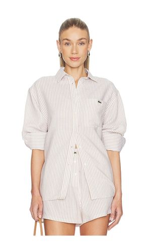 Oversized Fit Toile Shirt in . Taglia 32. Also in 36, 42 - Lacoste - Modalova