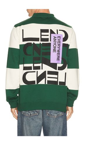 Block Stripe Zip Rugby in . Size S. Also in M, L, XL/1X - LEND - Modalova