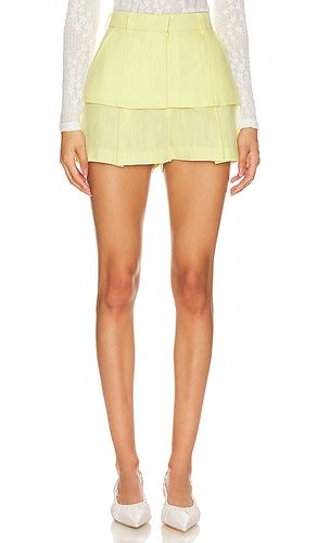 Falda short en color talla L en - Yellow. Talla L (también en S) - LEJE - Modalova