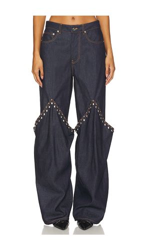 Cone studded jeans en color azul talla M en - Blue. Talla M (también en S) - LEJE - Modalova