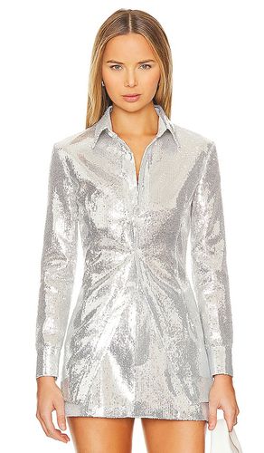 Camisa de lentejuelas en color metálico talla L en - Metallic Silver. Talla L (también en M, S, XS) - LEJE - Modalova