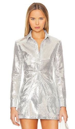 Camisa de lentejuelas en color metálico talla S en - Metallic Silver. Talla S (también en XS) - LEJE - Modalova