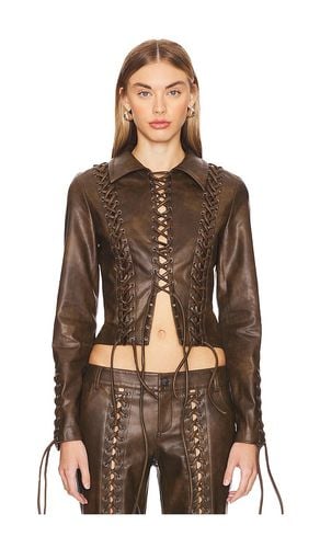 Amantilla Faux Leather Jacket in . Size M, S, XL, XS, XXS - LOBA - Modalova