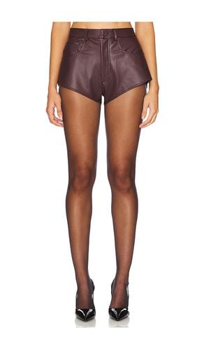 Stretch Faux Leather Mini Short in . Size 6, 8 - Lapointe - Modalova