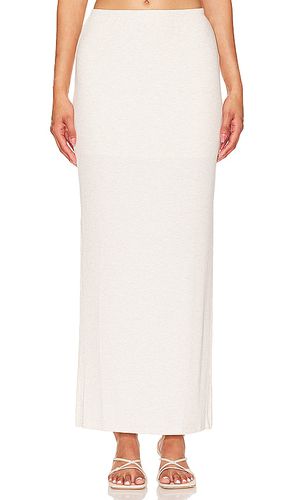 Falda costilla steph en color blanco talla L en - White. Talla L (también en M, XL, XS) - LNA - Modalova