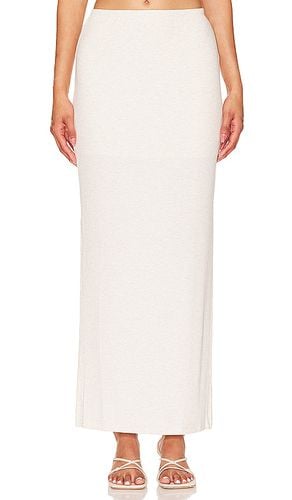 Falda costilla steph en color blanco talla L en - White. Talla L (también en XL, XS) - LNA - Modalova
