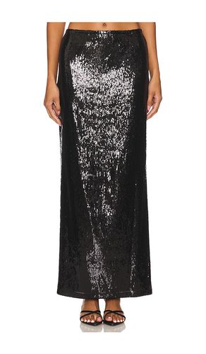 Falda elettra sequin column en color talla L en - Black. Talla L (también en M, S, XL, XS) - LNA - Modalova