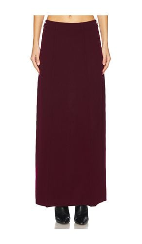 Falda maxi ameline en color burgundy talla 0 en - Burgundy. Talla 0 (también en 1, 2) - Lisa Yang - Modalova