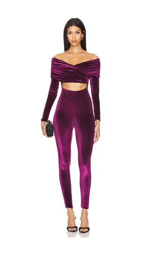 X revolve bagolo catsuit en color morado talla all en - Purple. Talla all - Maygel Coronel - Modalova