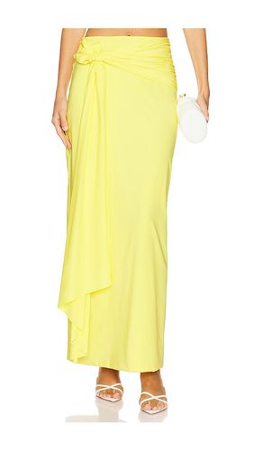 Falda maxi crisol en color amarillo limon talla all en - Lemon. Talla all - Maygel Coronel - Modalova