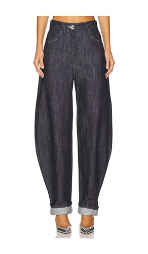 High-Waist Barrel Jeans in . Taglia 4 - MATTHEW BRUCH - Modalova