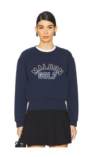 Sudadera ivy crewneck en color talla L en - Navy. Talla L (también en M, S, XL, XS) - Malbon Golf - Modalova