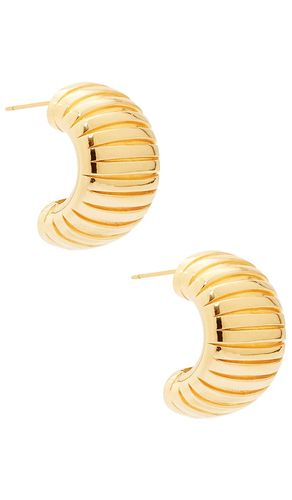Small step earring in color metallic gold size all - MEGA - Modalova
