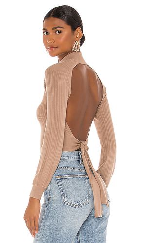 X REVOLVE Cropped Open Back Mock Neck in . Taglia XS - Michael Costello - Modalova