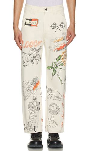 Pantalones en color crema talla L en - Cream. Talla L (también en M, S, XL/1X) - Market - Modalova