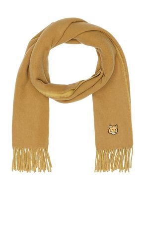 Bold Fox Head Double Face Scarf in - Maison Kitsune - Modalova