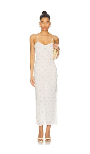 Lingerie Long Mesh Dress in . Size M, S, XL, XS - Milkwhite - Modalova
