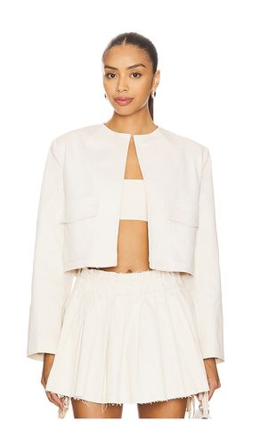 Crop Jacket in . Size L. Also in M, S - Milkwhite - Modalova