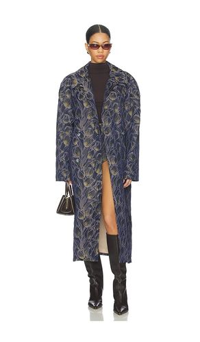 Long Printed Coat in . Size S. Also in XS, L - Milkwhite - Modalova