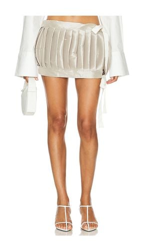 Mini Peplum Skirt in . Taglia L, S, XL, XS - Milkwhite - Modalova