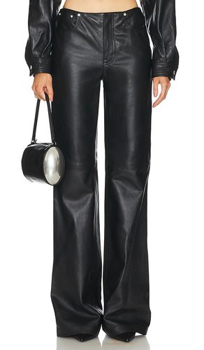 Pantalones cuero en color talla 36 en - Black. Talla 36 (también en 38, 40, 42) - Moschino Jeans - Modalova