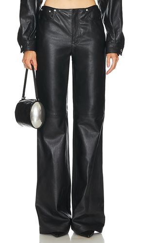 Pantalones cuero en color talla 38 en - Black. Talla 38 (también en 40) - Moschino Jeans - Modalova