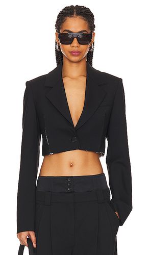 Cropped Slashed Jacket in . Taglia 8 - Monse - Modalova