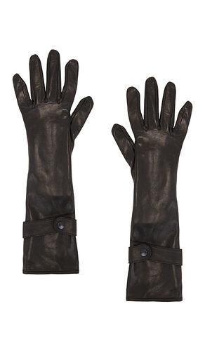 Guantes de cuero de longitud media en color talla 6.5 en - Black. Talla 6.5 (también en 7, 7.5, 8) - MANOKHI - Modalova