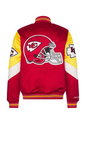 NFL Chiefs Throw It Back Heavyweight Satin Jacket in . Size S. Also in L - Mitchell & Ness - Modalova