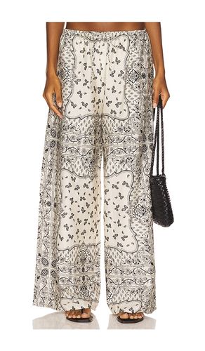 Drawstring Wide Leg Pant in . Size L. Also in M, XL - Montce - Modalova