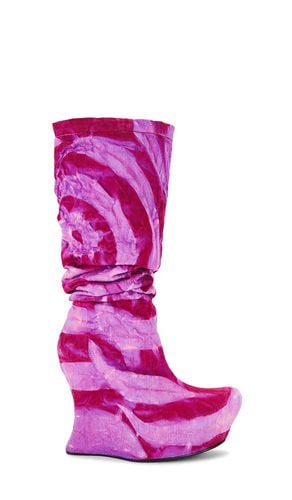 Sculpted Wedge Denim Boots in . Size 37, 38, 39, 40 - Masha Popova - Modalova