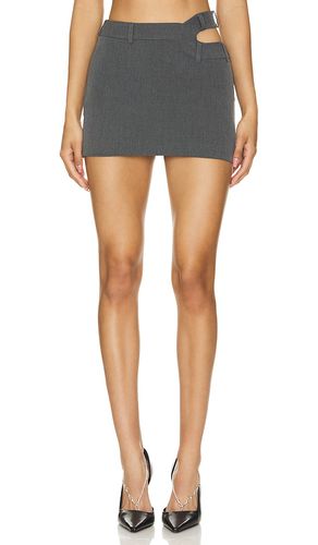 Minifalda asimétrica en color talla L en - Grey. Talla L (también en M, S, XL, XS) - MARRKNULL - Modalova