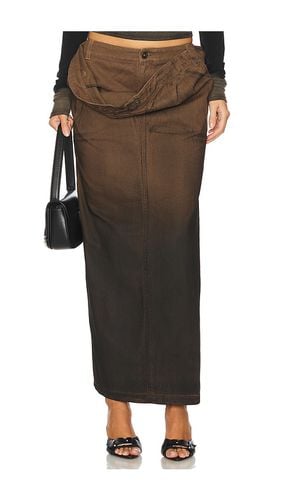 Turndown Long Skirt in . Taglia S, XS - MARRKNULL - Modalova