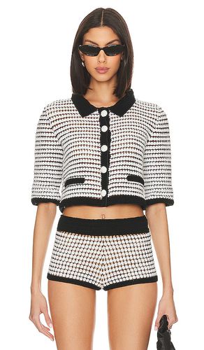 X Revolve Crochet Cropped Cardigan in . Taglia L, S, XS - My Beachy Side - Modalova