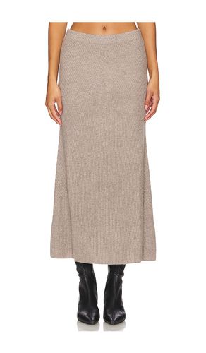 Wool Cashmere Ribbed Everyday Skirt in . Taglia M - NAADAM - Modalova