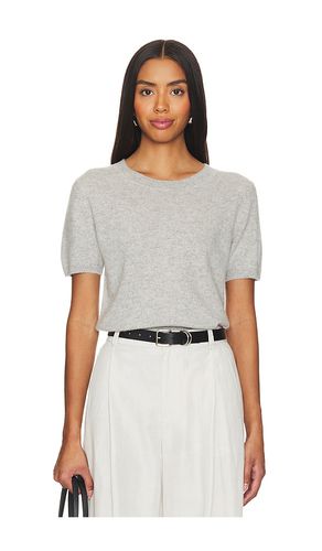 Cashmere Short Sleeve Cropped Pullover in . Taglia S - NAADAM - Modalova