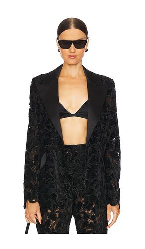 Floral Velvet Lace Blazer in . Size 12/XL - Nadine Merabi - Modalova