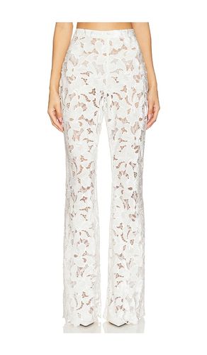 Velvet Lace Trousers in . Taglia 4/S, 6/SM, 8/M - Nadine Merabi - Modalova