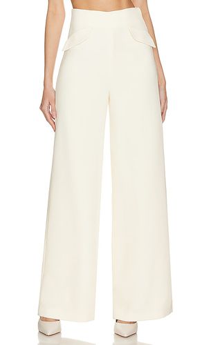 Pantalones de cintura imperio en color talla 10/M en - Cream. Talla 10/M (también en 12/L) - Nafsika Skourti - Modalova