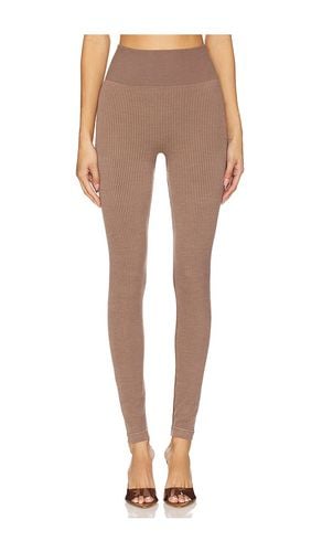 Legging de lana demi en color marrón talla L en - Brown. Talla L (también en M, S, XS) - Nagnata - Modalova