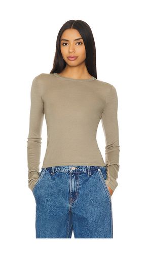 Sheer essentials long sleeve top en color talla L en - . Talla L (también en M, S, XS) - Nagnata - Modalova