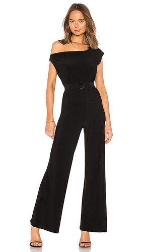 Drop shoulder jumpsuit en color talla L en - Black. Talla L (también en M, S, XS) - Norma Kamali - Modalova