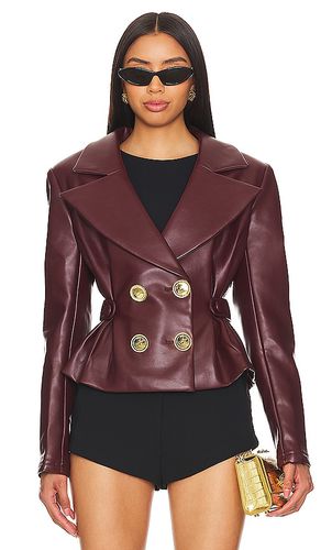 Mirabel Faux Leather Jacket in . Size L, S, XS - Nana Jacqueline - Modalova