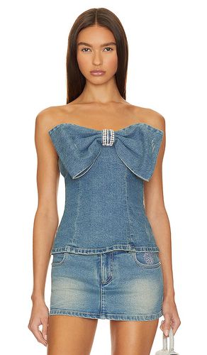 Kate Denim Tube Top in . Size M, XL - Nana Jacqueline - Modalova