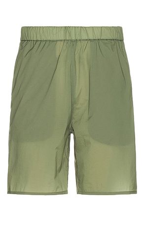 Poul light nylon shorts en color verde oliva talla L en - Olive. Talla L (también en M) - Norse Projects - Modalova